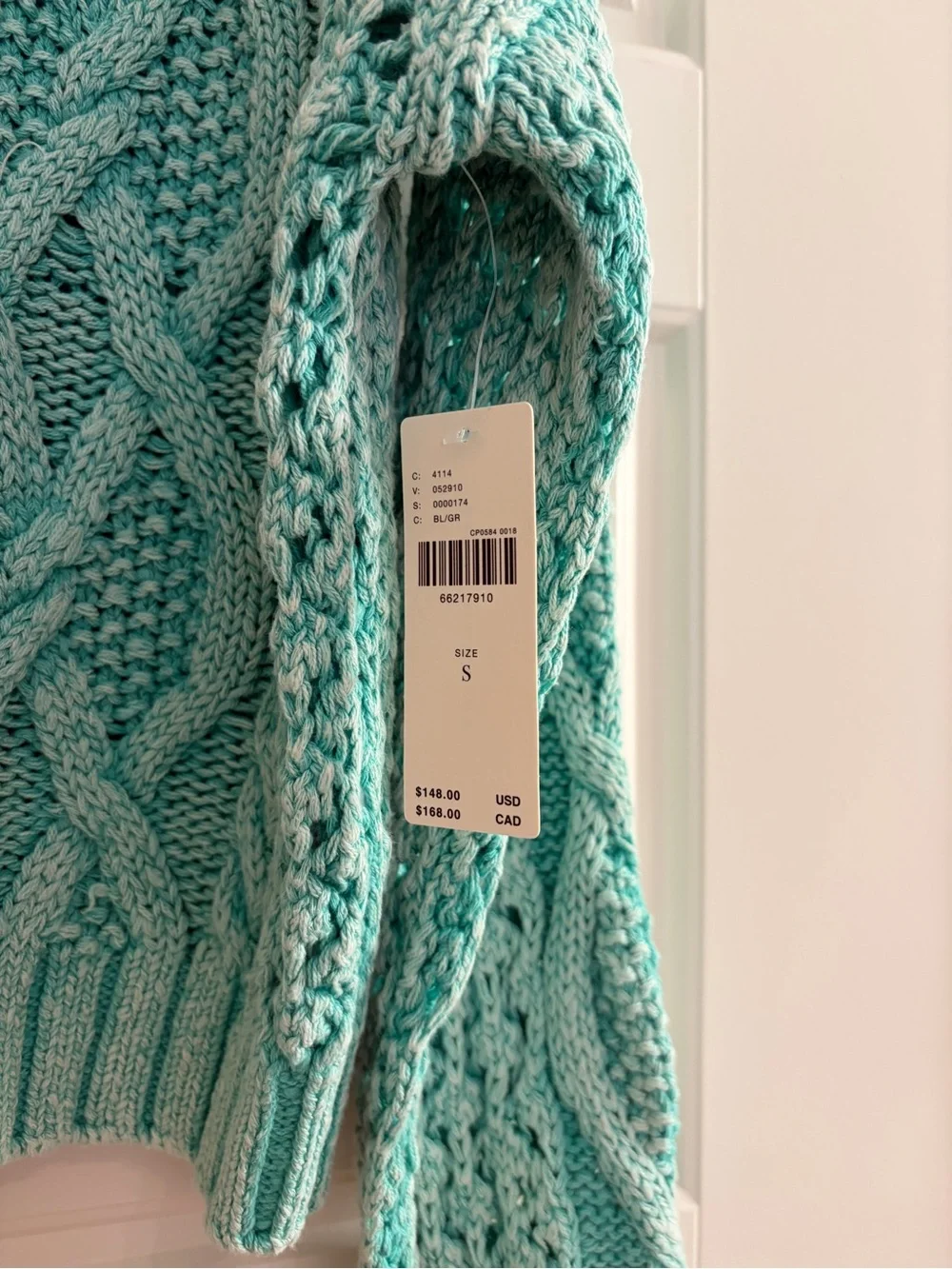 Anthropologie Pilcro cable knit cardigan sweater NWT
